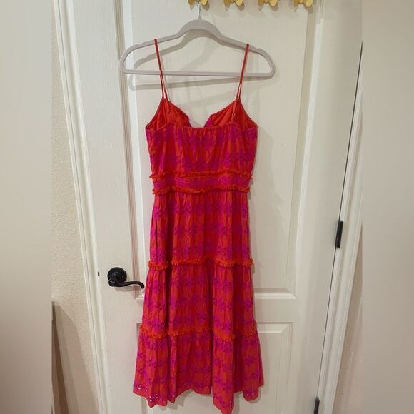 J. Crew tiered eyelet button down tiered sundress size 0 - Picture 8 of 8